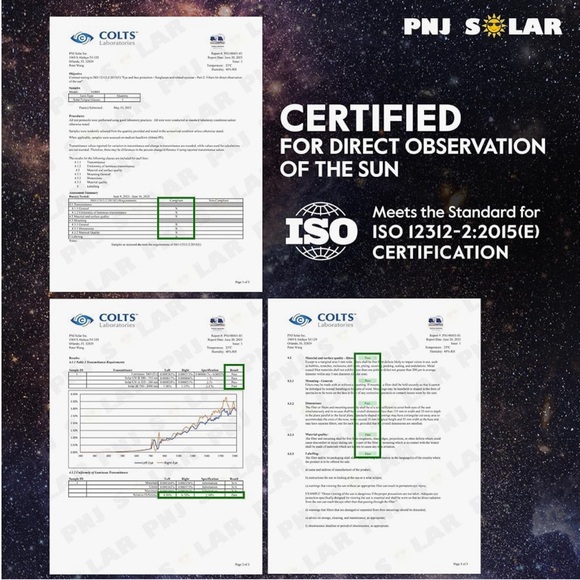 Solar Eclipse Glasses Set of 4 - Picture 6 of 15